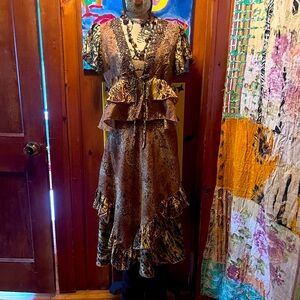 HALE BOB LOS ANGELES Silk Top and Skirt